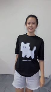 เสื้อยืดคอกลมแนวโน้ม เกรดพรีเมี่ยม ใส่สบาย  ไม่หด ใส่ได้ทั้งชายและหญิง ผ้านุ่ม แขนสั้นผู้ชาย มีเก็บเงินปลายทาง