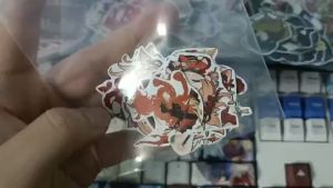 Genshin Impact - Set 10/15 Sticker Yoimiya game Gi hình dán chống nước chống xước dán trang trí làm quà tặng cute