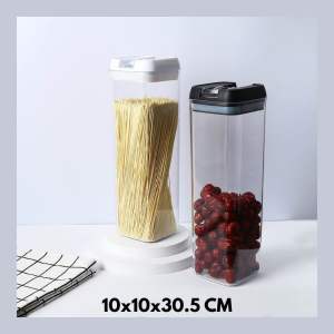 🇸🇬SG Ready Stock🇸🇬 *NEW* Airtight Food Storage Container Plastic Kitchen Refrigerator Sealed Organiser Multipurpose Stackable