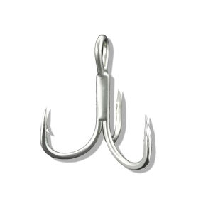 D.S. ตะขอเหล็กคาร์บอน แข็งแรง ตะขอ 3 แฉก อุปกรณ์ตกปลา 10Pcs ตกปลา Fishing Hooks