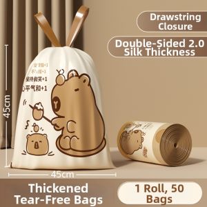 LUOCHENG | Drawstring Heavy-duty Kitchen Trash Bags