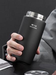 Portable Insulated Egg-Shaped Water Bottle Mens Womens Leak-Proof Fashionable Gift Cup Stainless Steel Tea Separator