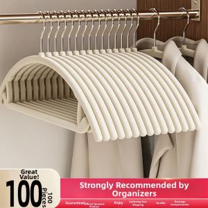 MANJIELI | Non-slip Space Saving Velvet Hanger