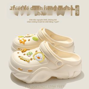 FZT | Giày Mang Thai Mùa Hè Chống Trượt Đệm Gót EVA Đế Dày