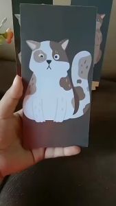 Hiasan Dinding Kucing Kartun & Dekorasi Imut Untuk Kamar Tidur/Ruang Tamu