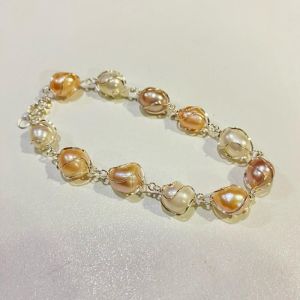 Gelang mutiara Lombok | gelang perak 925 mutiara air tawar asli lombok | gelang paloma perak mutiara tawar
