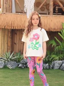 PPTOWN | Summer New Design 3D Flower Girls T-Shirt Short Sleeve T-Shirt