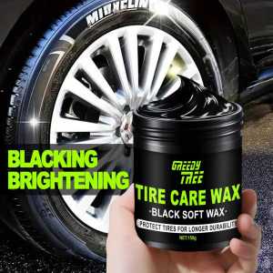Tire Shine Spray and Dressing – High Gloss Black Tire Polish with UV Protection Long-Lasting Tire Coating for Cars – Restores
