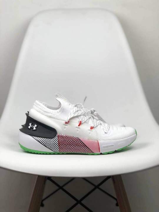 SEPATU UNDER ARMOUR HOVR PHANTOM WHITE RED GREEN Sepatu Olahraga - Main Image