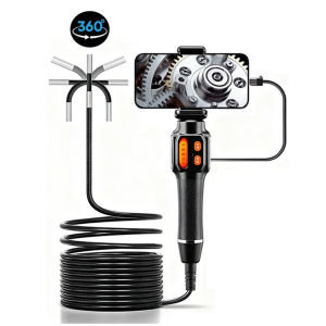 HD Mobile Endoscope Camera with 6mm Lens Articulated Inspection Borescope for Automotive Pipeline And Vehicle Inspections