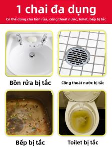 MONLEYTA | Dung dịch thông tắc ống mạnh mẽ Dụng cụ vệ sinh hóa chất dùng cho nhà bếp và nhà vệ sinh Tăng cường tiêu hóa và khử mùi