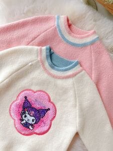 Girls Color Changing Glitter Base Layer Sweater Winter Clothes New Style Baby Sequin Underwear Little Girl Face Shirt