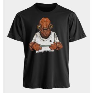 A Fan of Star Wars-themed Printed Mens and Womens Short-sleeved Y2K 2025 American Loose and Comfortable T-shirts