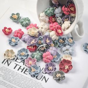 5/10Pcs Artificial Flowers Heads Daisy 2cm Fake Flowers For Home Decor Wedding Decoration DIY Craft Garlands Gifts Accessories