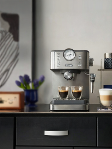DeLonghi | Semi-automatic Espresso Machine Milk Frother for Home and Office