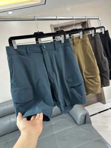 Quần Short Nam Mùa Hè Ngoài Trời Thoáng Khí Nhanh Khô Ống Đứng Phong Cách Thường Ngày Quần Áo Làm Việc Thời Trang