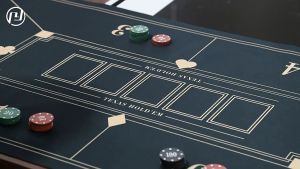 High Quality Poker Rubber Mat Texas Holdem Rubber Mat Blackjack 21 Anti-Slip Poker Mat 德州扑克桌垫 橡胶桌布