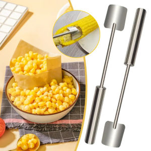สแตนเลสเครื่องปอกเปลือกข้าวโพดด้ามจับตามหลักสรีรศาสตร์เครื่องปอกเปลือกข้าวโพดเครื่องปอกเปลือกผัก/ผลไม้ข้าวโพด