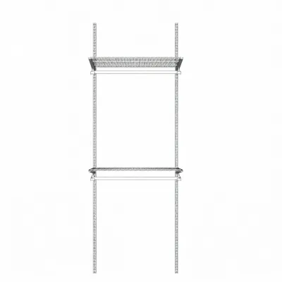 Metal Open-Style Walk-In Closet Full Steel Bedroom Wardrobe Free Combination Coat Rack Storage Furniture Residential Cupboard