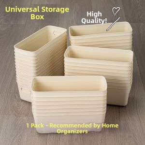 Long Rectangular Plastic Organizer Box