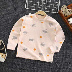 Pure Cotton Long Sleeve T-shirt for Baby Autumn Winter Wear