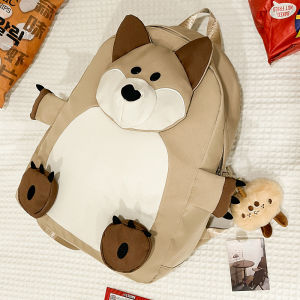 Cute Childrens Backpack Primary School Girls Mini Backpack Nursery Students Dual Shoulder Bag Cartoon Pattern Waterproof Nylon