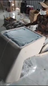 Ghế sofa bập bênh kèm đôn thư giãn tại nhà GH01