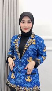 KORPI BLAZER WANITA FULL FURING DARI TANGAN SAMPAI BADAN / PAKAIAN KERJA WANITA / SERAGAM DINAS / KORPRI TERBARU