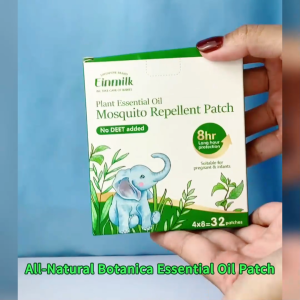 Einmilk 1 Box/32 Patches Kids Mosquito Patch Stickers 100% Natural Plant Essential Oil Insect Repellent Patches