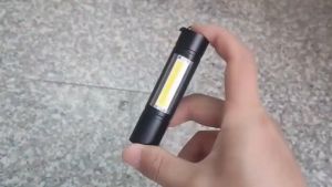 (HỎA TỐC) - Đèn Pin Siêu Sáng Cao Cấp Mini M2 Có Zoom 3 Chế Độ Sáng Có Đèn COB Bên Hông Kèm Dây Sạc Fullbox