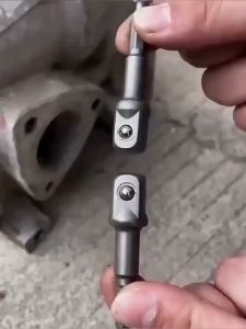 Kit Socket Adaptor Gerudi Bar Sambungan Kuasa Drill Socket Adapter Kit 1/4 3/8 1/2 Power Extension Bar