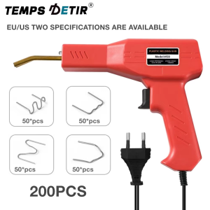 Hot Stapler Plastic Welder With 4 Types Of Welding NailsCar Bumper Welding GunSuitable For Bumper/Plastic Product Repair Tools