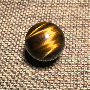 Natural Grade Lightning Yellow Tiger Eye Stone Loose Beads DIY Handmade Weaving Accessories Wooden Tiger Eye Multi Treasure Single