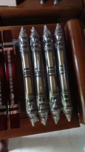 Handle Gagang Pintu Full Kuningan 1set + Bodi Kunci Tarikan Pintu Rumah