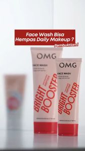 OMG Oh My Glow Bright Booster Face Wash 50g / 100g | Pembersih Wajah