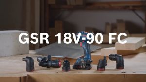 BOSCH GSR 18V-90 FC Professional Brushless Cordless Drill/Driver Kick Back Control GSR18V90FC GSR 18V 90FC GSR 18V 90 FC