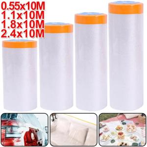 Polocat Transparent Masking Film Plastic Waterproof Anti-Dust Cover Living Room Household Kitchen Furniture Decoration Protective Film