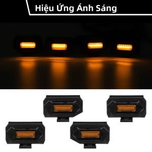 4 Đèn LED Chạy Ban Ngày Cho Xe Toyota Tacoma 2020-2022 Off-Road & Sport Grill Light Lưới Trước Cảnh Báo Đèn Ban Ngày 12V