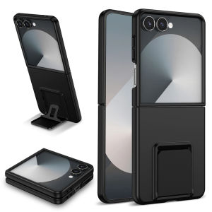 Invisible Bracket Plastic Hard Shell Phone Case for Samsung Galaxy Z Flip 7 8 6 5 4 3 5G Flip7 Flip8 Shockproof Protective Cover