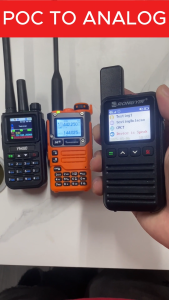 YMAO U82 4G Dual Mode Network Global POC Analog Walkie-Talkie Long Range 5000KM Intercom UHF Two Way Radio 6000mAh Battery Free SIM Card