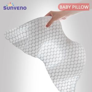 SUNVENO Breathable Baby Head Shaping Pillow to Prevent Flat HeadErgonomic Prevent Head-tilt Newborns Pillows for the babies 0-5 Year