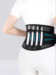 Pain Relief Back Support Belt Breathable Curved Narrow
