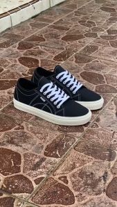 (LOKAL BRAND) Sepatu Awds Mnth Black White Sepatu Sneaker Pria Wanita Bnib