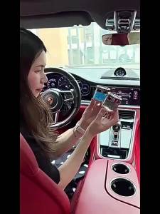 Car Air Fresheners Glitter Gel Car Fragrance Smoke Odors Eliminator for Women Men in Car Home Office Long Lasting Scents