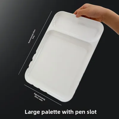 Large Size Square Paint Palette for Artists Watercolor Acrylic Oil Painting Mixing Tray Professional Drawing Color Palettes