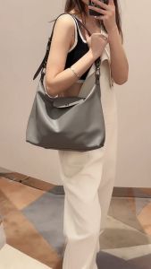 【Made in France】Original Longchamp LE PLIAGE XTRA Shoulder Hobo Bag M Cowhide Leather Tote Bag （Real Leather U Can Check） - Lazada