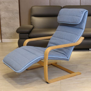 Solid Wood Rocking Chair Indoor Modern Simple Style Balcony Sleeping Chair Adult Leisure Chair Nordic Style Home Furniture