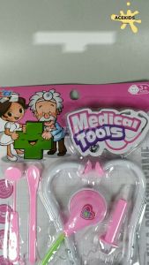 Mainan Anak Medikal Tools Satu Set Alat Rumah Sakit Mainan Perempuan Edukasi