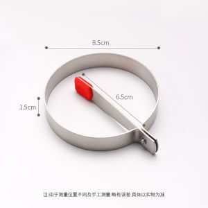 Bánh Bao Burger Bằng Thịt Gia Cầm Và Thịt Bò Hình Tròn Máy Ép Bánh Bao Làm Bánh Bao Hình Học Bằng Thép Không Gỉ