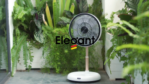 [Chuẩn Đức] Quạt Gấp Tích Điện ELEGANT KW-MF01B - Công suất 14W Điều kiển từ xa Pin 8 tiếng